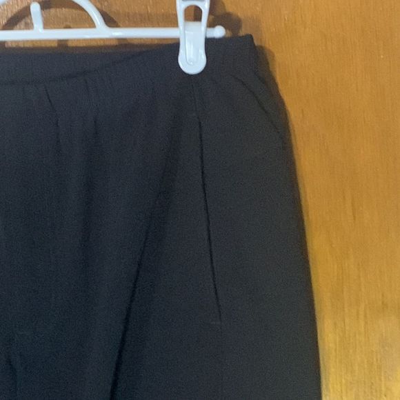 Patagonia Black Hiking Pants tapered tailored leg thigh logo pull on size small - Picture 7 of 12